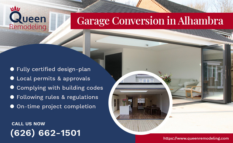 Garage Conversion in Alhambra