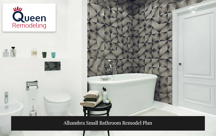 Alhambra Small Bathroom Remodel Plan